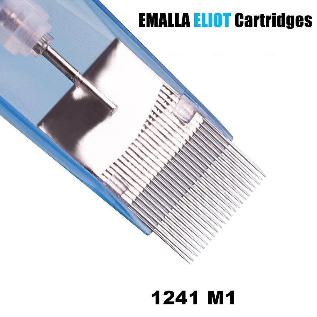 Emalla-Cartridge-Needles Eliot Big Magnum 1241  M1 Ø 35 Long Taper Con. 10pz 