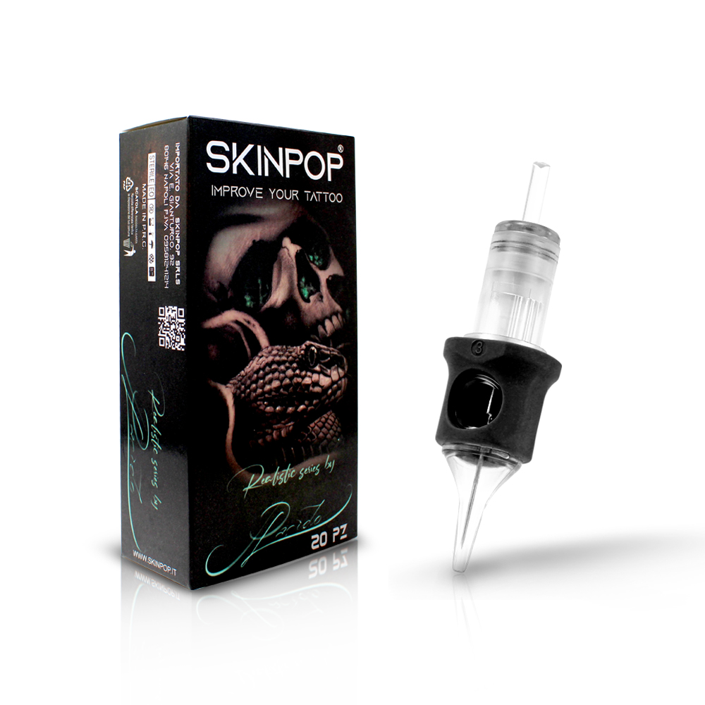 Cartucce Skinpop Realistic Series by Placido Tattoo 03 ROUND LINER Ø 30 MM