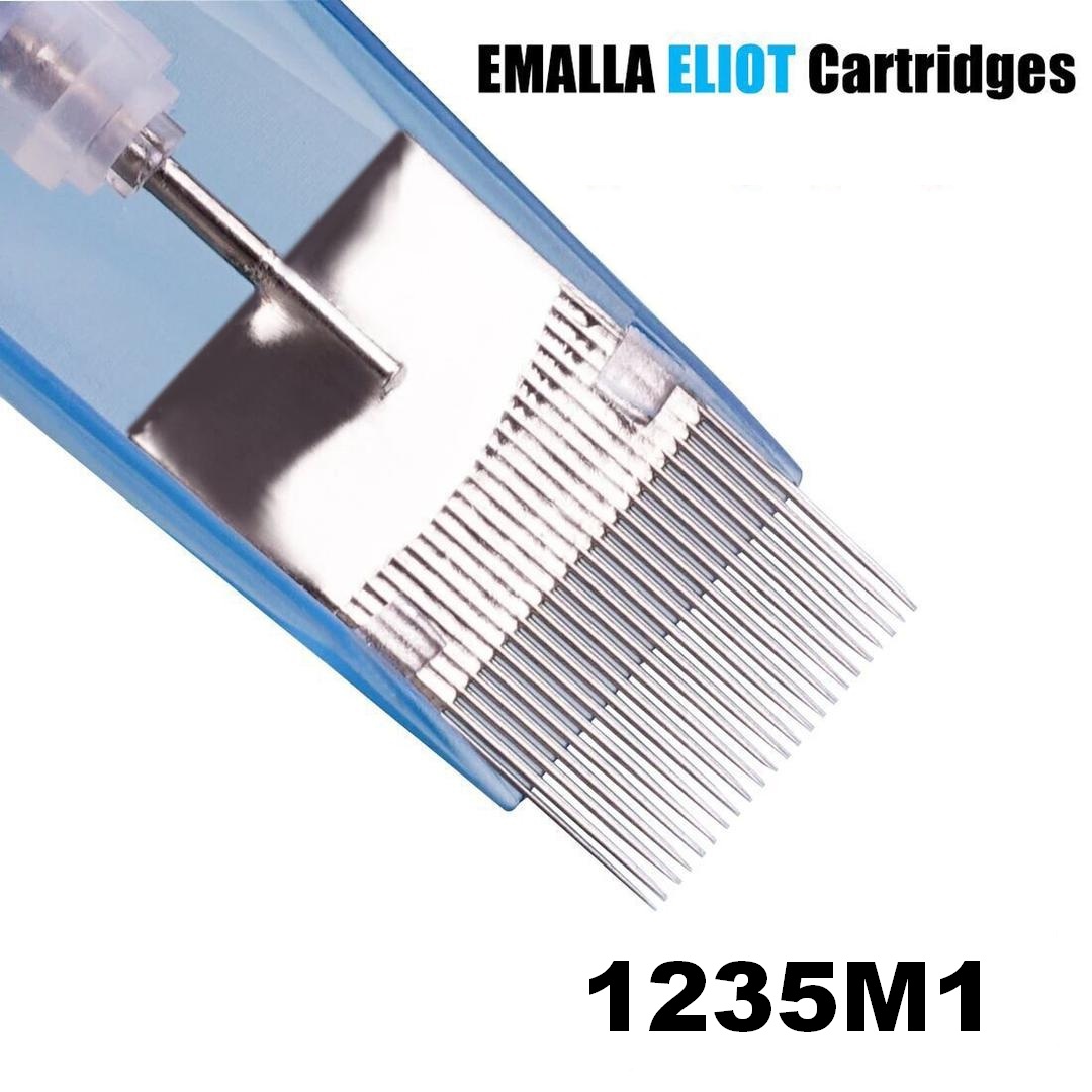 	Emalla-Cartridge-Needles Eliot Big Magnum 1235 M1 Ø 35 Long Taper Conf. 1pz