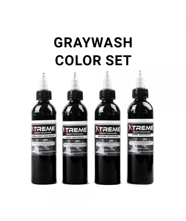 Xtreme Ink – Graywash Set 4x120ml