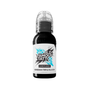 World Famous Limitless Tattoo Ink – Obsidian Triple Black Outlining 120 ML  REACH
