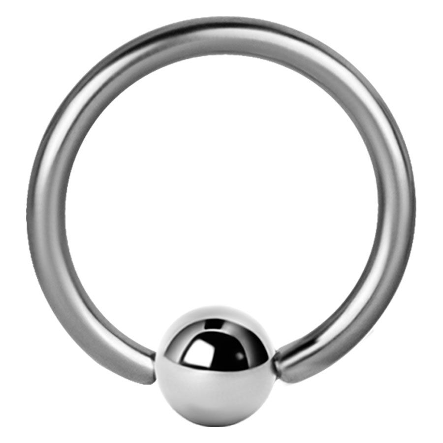 Ball Closure Ring Warrior in Acciaio 316L sterile misura 1.2 x 8 x 3