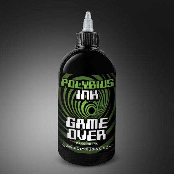Polybius Ink – Game Over Black Drawing 250ml