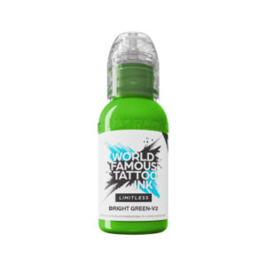 World Famous Limitless Tattoo Ink – Bright Green v2 30 ml