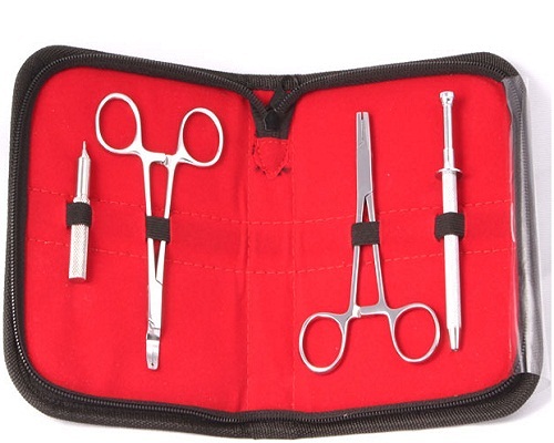 MARSUPIO 4 Pcs Dermal Anchor Tools kit