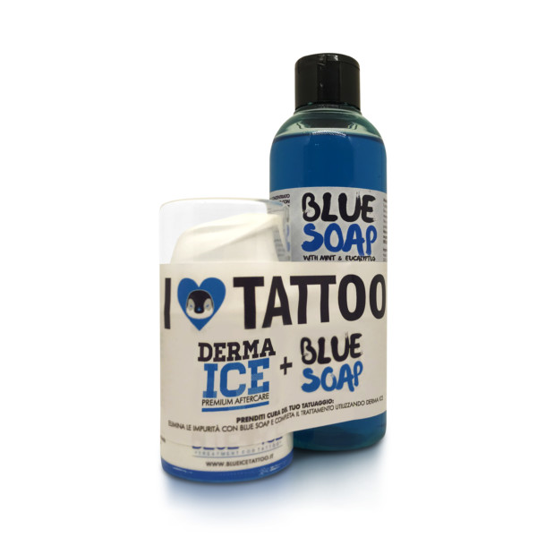 Combo Blue Soap + Derma Ice 15 Pz