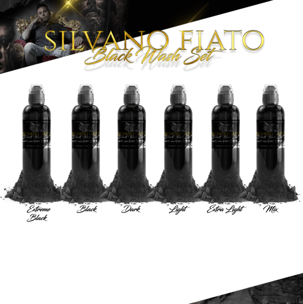 Silvano Fiato Black Wash Set 6x30ml 