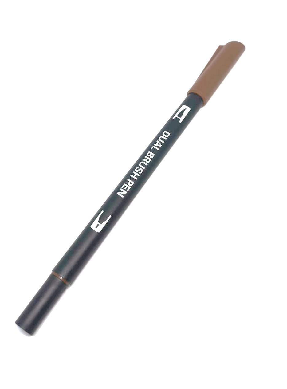 Dual Brush Pen Light Brown