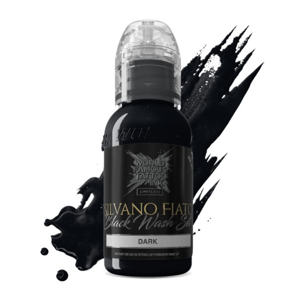 World Famous Ink Limitless – Silvano Fiato Black Wash – Dark 30ml